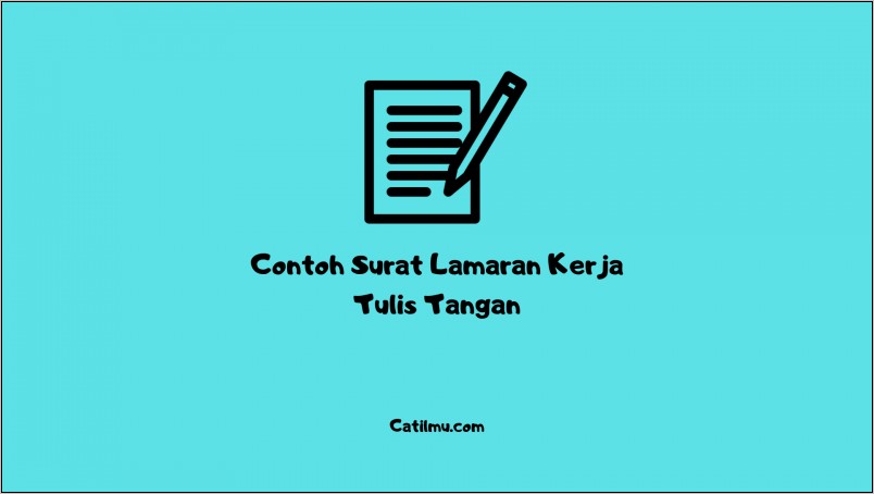 Contoh Lamaran Surat Kerja Indomaret