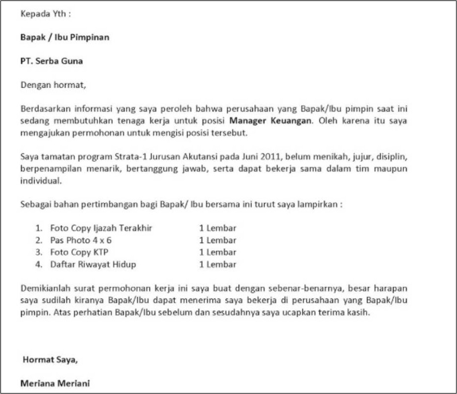 Contoh Memblas Surat Lamaran Tidak Diterima Hrd