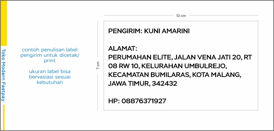 Contoh Penulisan Alamat Di Amplop Surat Lamaran Kerja