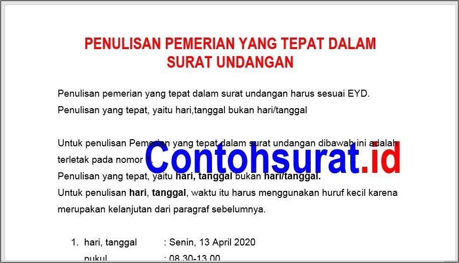 Contoh Penulisan Alamat Surat Lamaran Yang Tepat