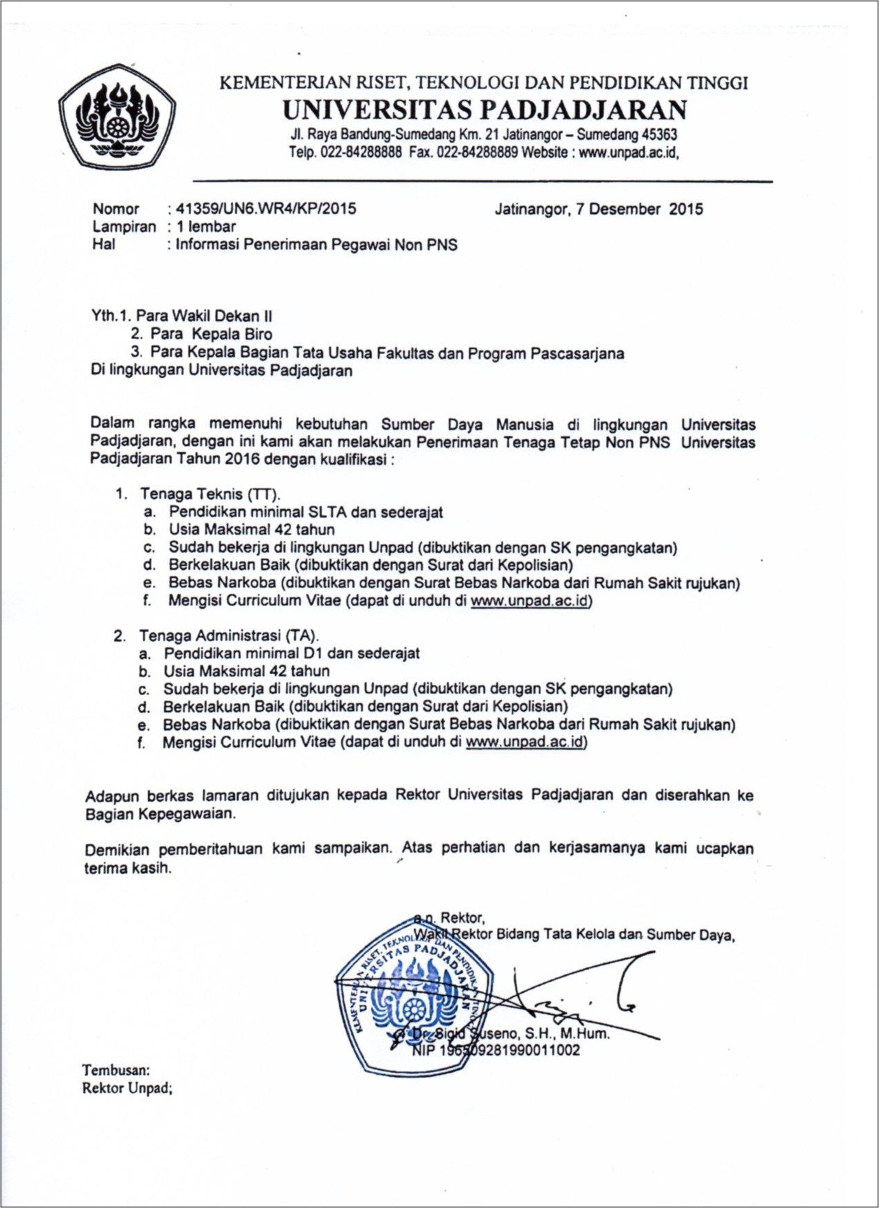Contoh Surat Isi Lamaran Mohon Diterima Sebagai Pegawai