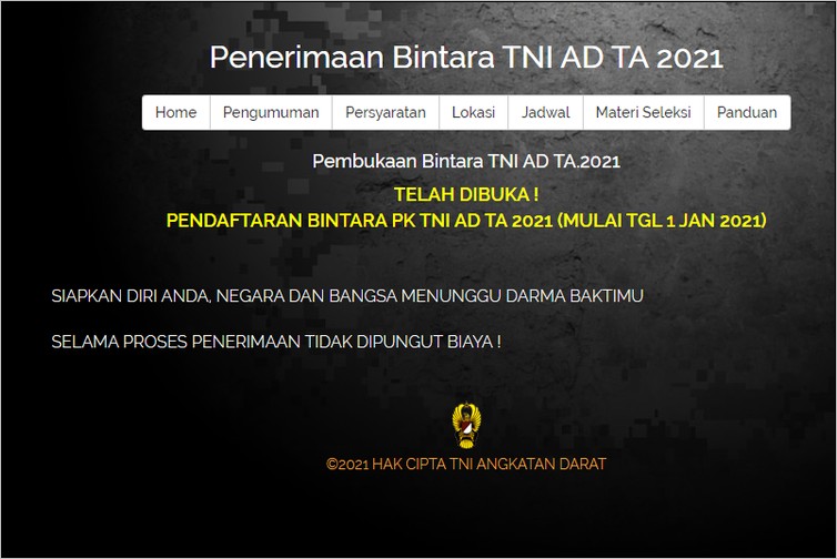 Contoh Surat Lamaran Bintara