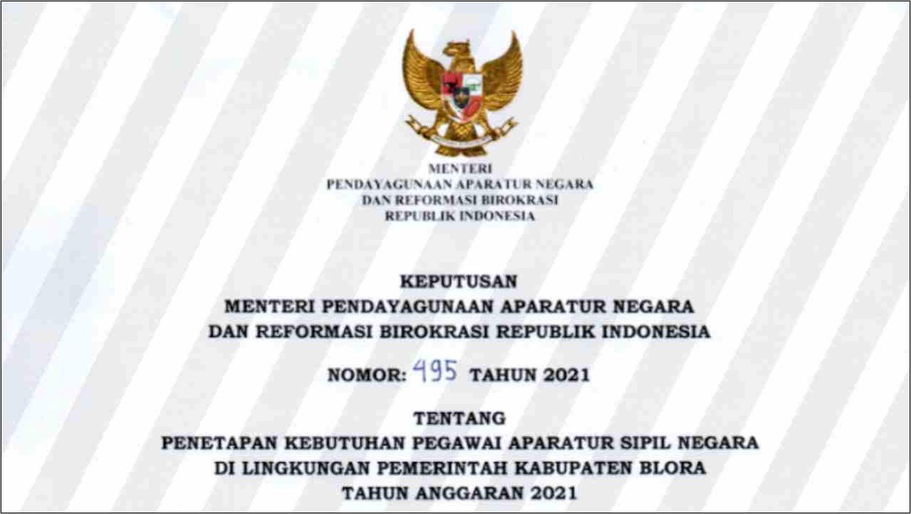 Contoh Surat Lamaran Cpns Aceh Barat Daya 2019