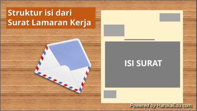 Contoh Surat Lamaran Kerja Di Amplop