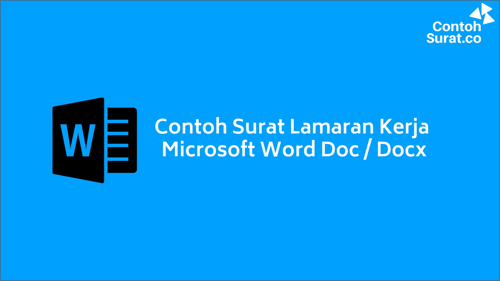 Contoh Surat Lamaran Pekerjaan Doc