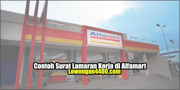Contoh Surat Cv Kerja Alfamart