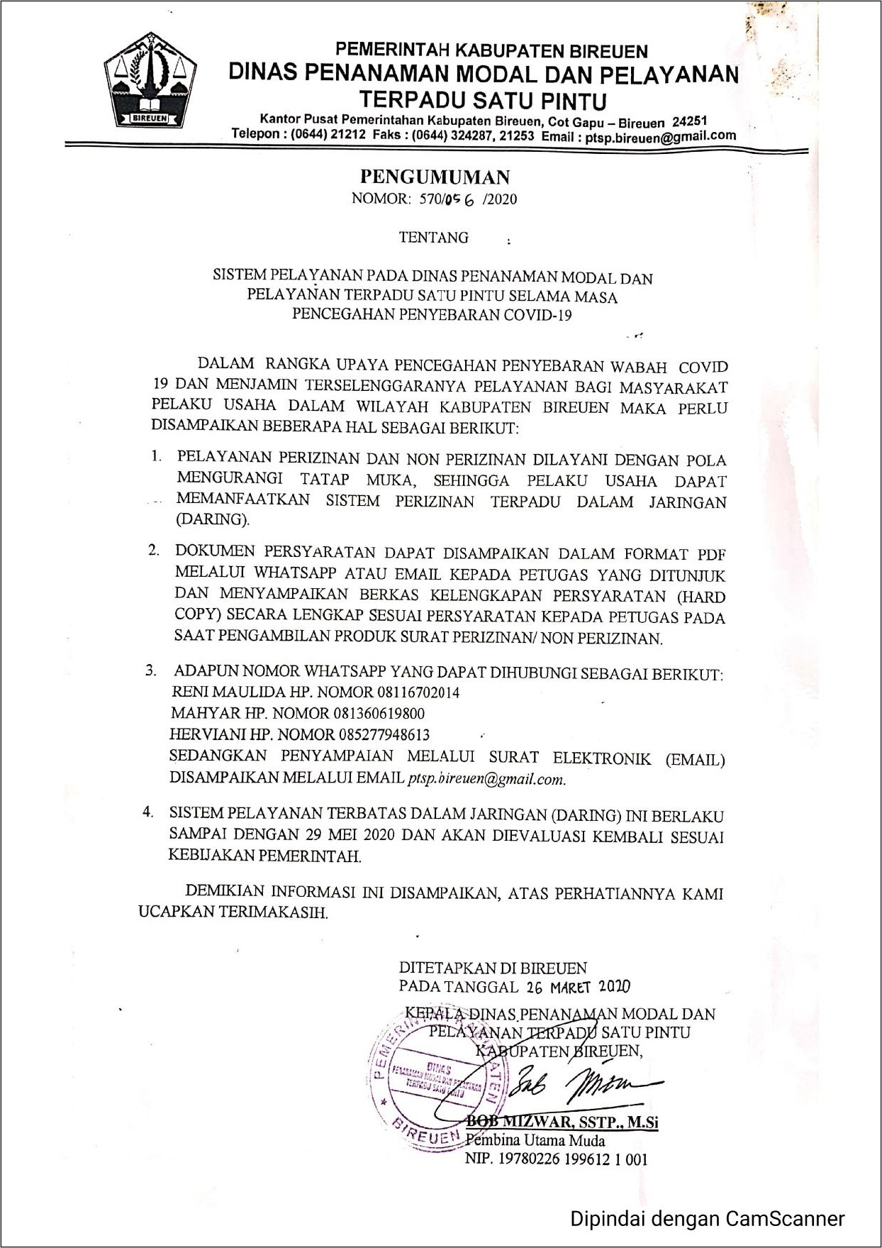 Contoh Surat Edaran Penertiban Jam Kerja