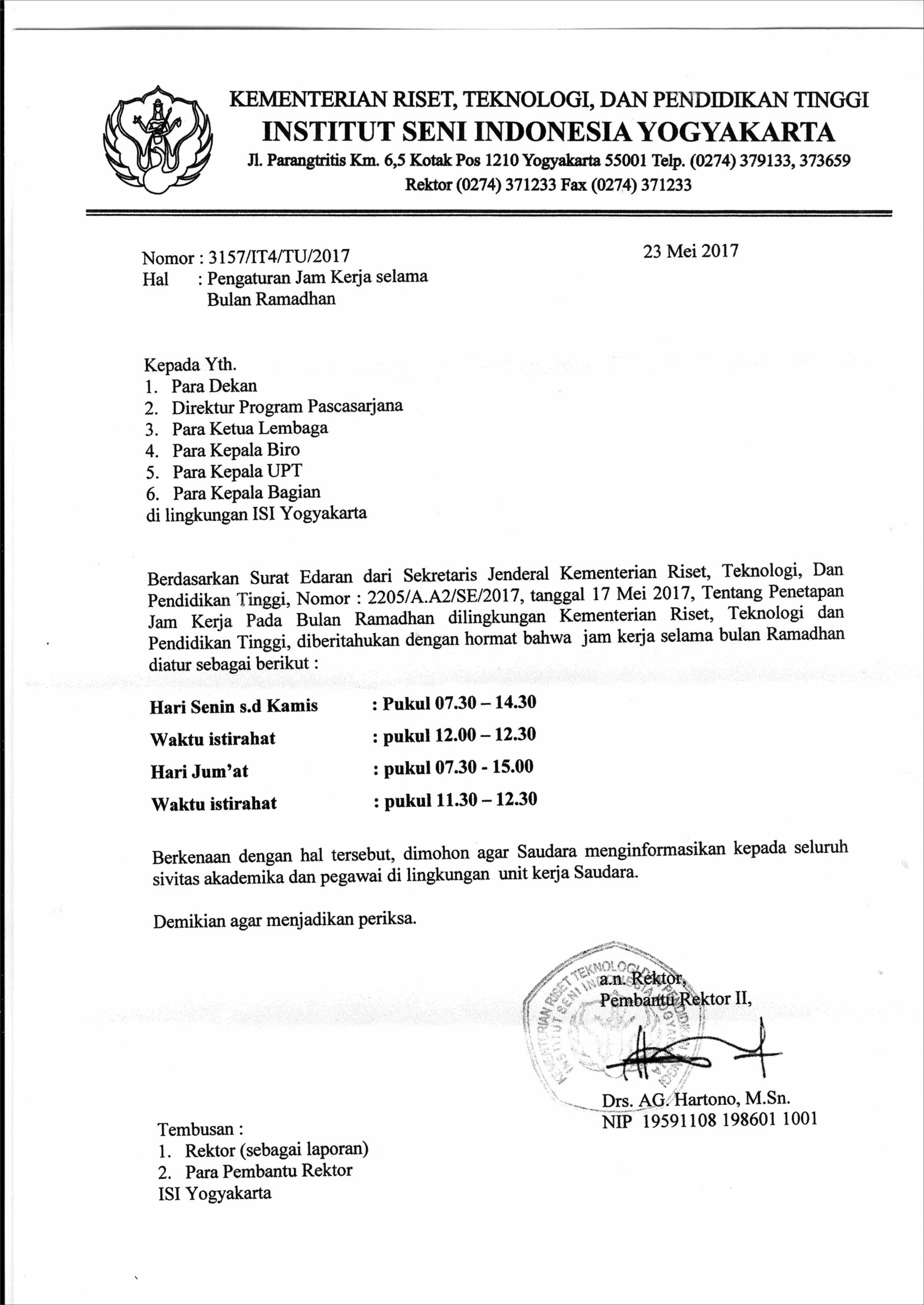 Contoh Surat Edaran Tentang Jam Kerja Guru