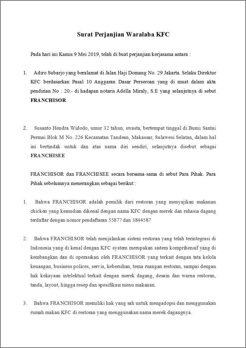 Contoh Surat Informasi Pemberhentian Kerja Ke Bagian Keuangan