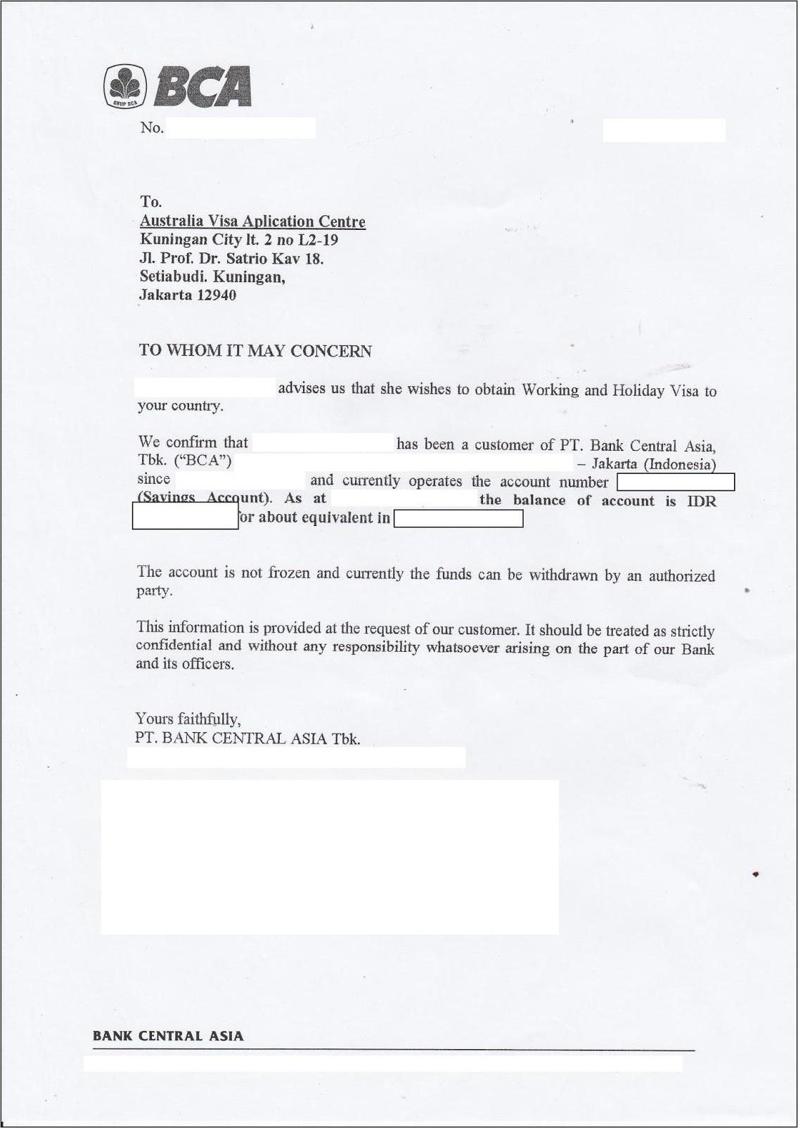 contoh surat keterangan dari kedutaan indonesia  Luke Hudson