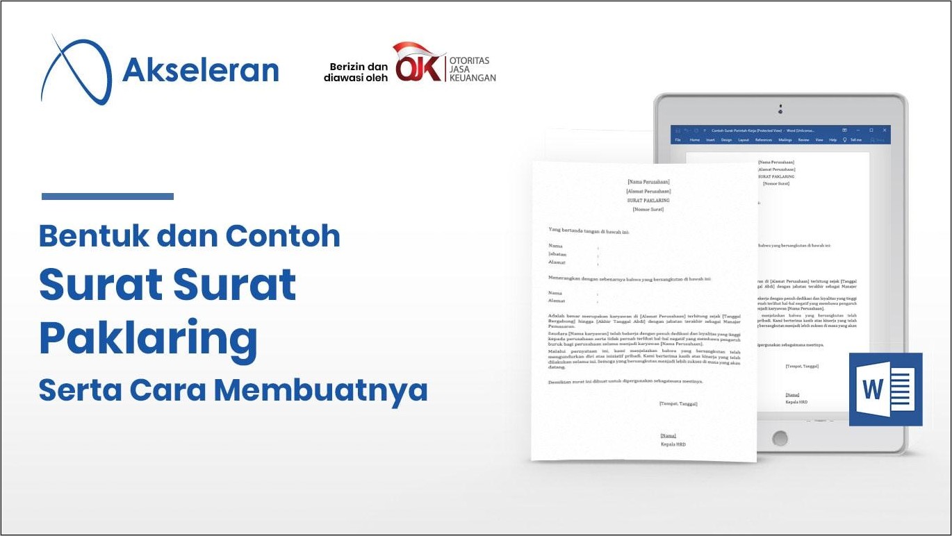 Contoh Surat Keterangan Tidak Bekerja Lagi Di Perusahaan  Surat