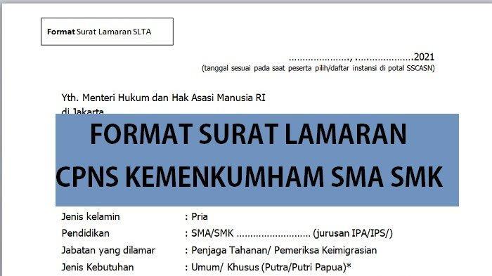 Contoh Surat Lamaran Cpns Kabupaten Wajo