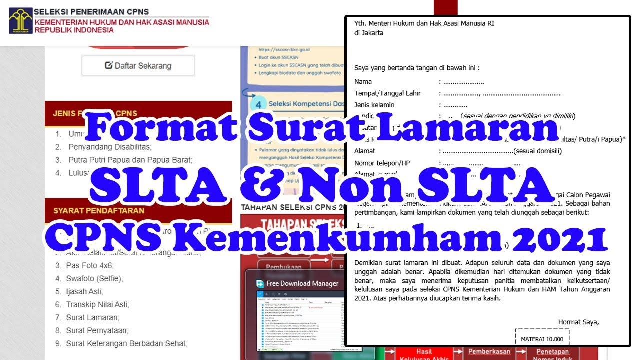 Contoh Surat Lamaran Cpns Provinsi Jawa Barat