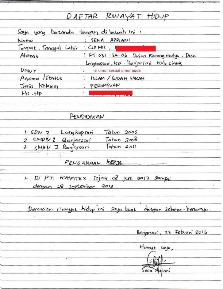 Contoh Surat Lamaran Di Pt Pkss Administrasi