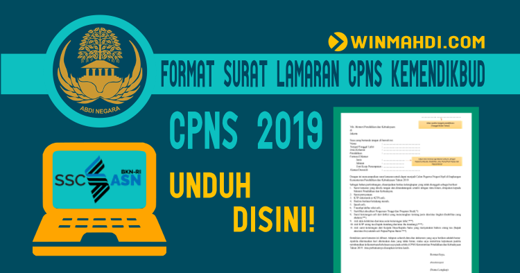 Contoh Surat Lamaran Di Tulis Tangan Cpns Kemendikbud 2019