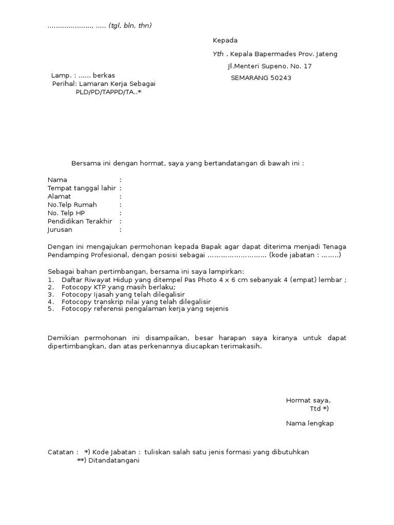 Contoh Surat Lamaran Gmf Aeroasia