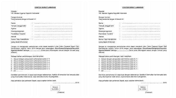 Contoh Surat Lamaran Honorer Ke Dinas Perhubungan Laut