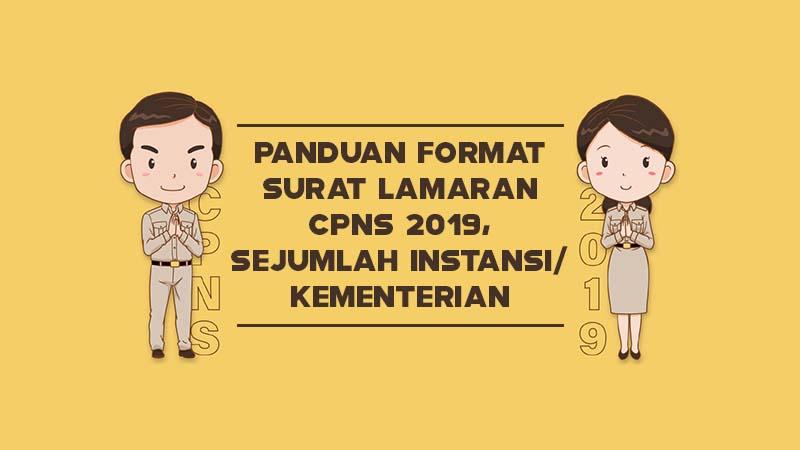 Contoh Surat Lamaran Instansi Kementerian Pendidikan Dan Kebudayaan Cpns 2019