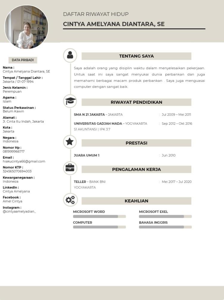 Contoh Surat Lamaran Kerja 2019 Yang Unik