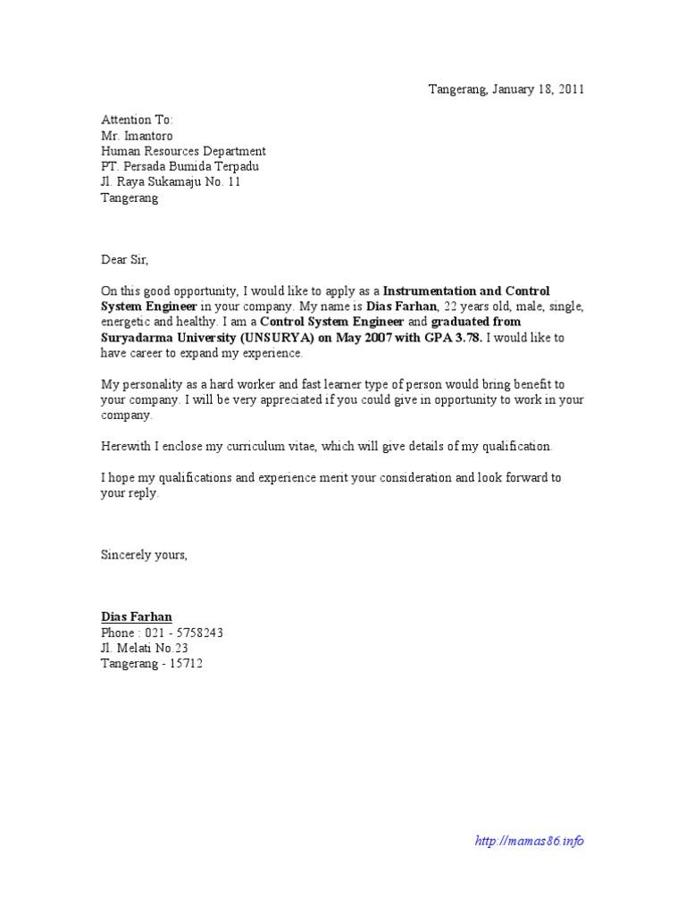 Contoh Surat Lamaran Kerja Bahasa Indonesia.doc