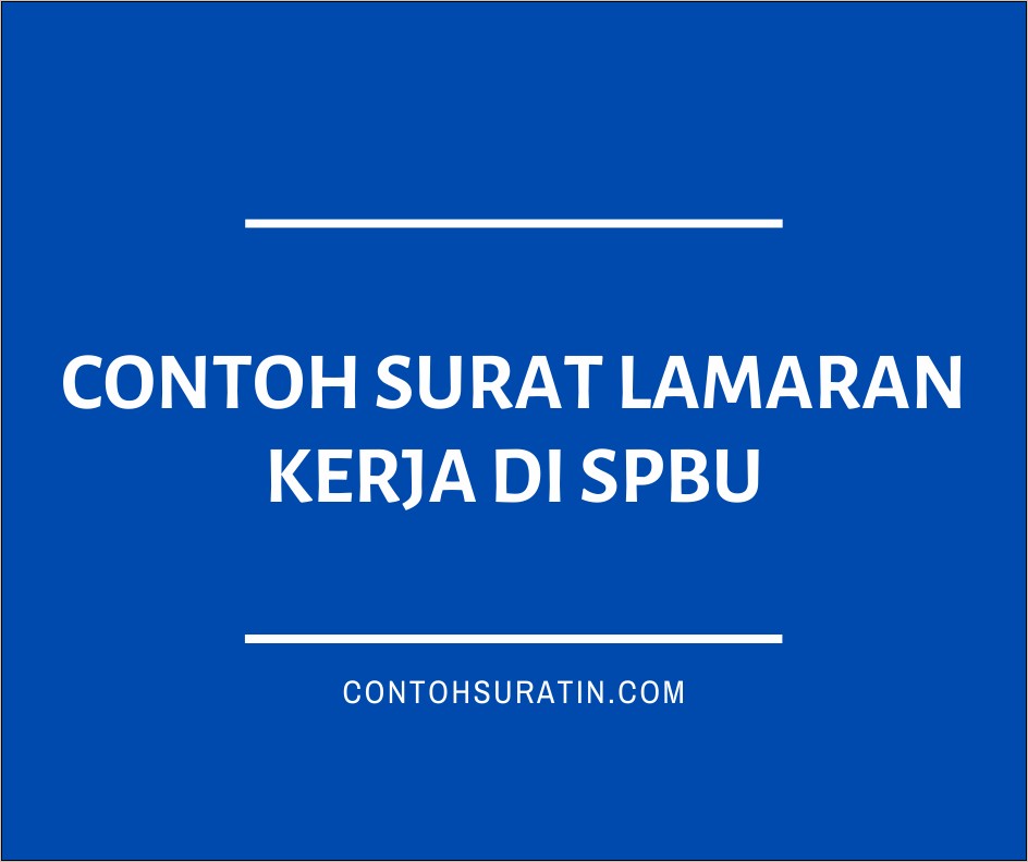 Contoh Surat Lamaran Kerja Di Pertamina Persero