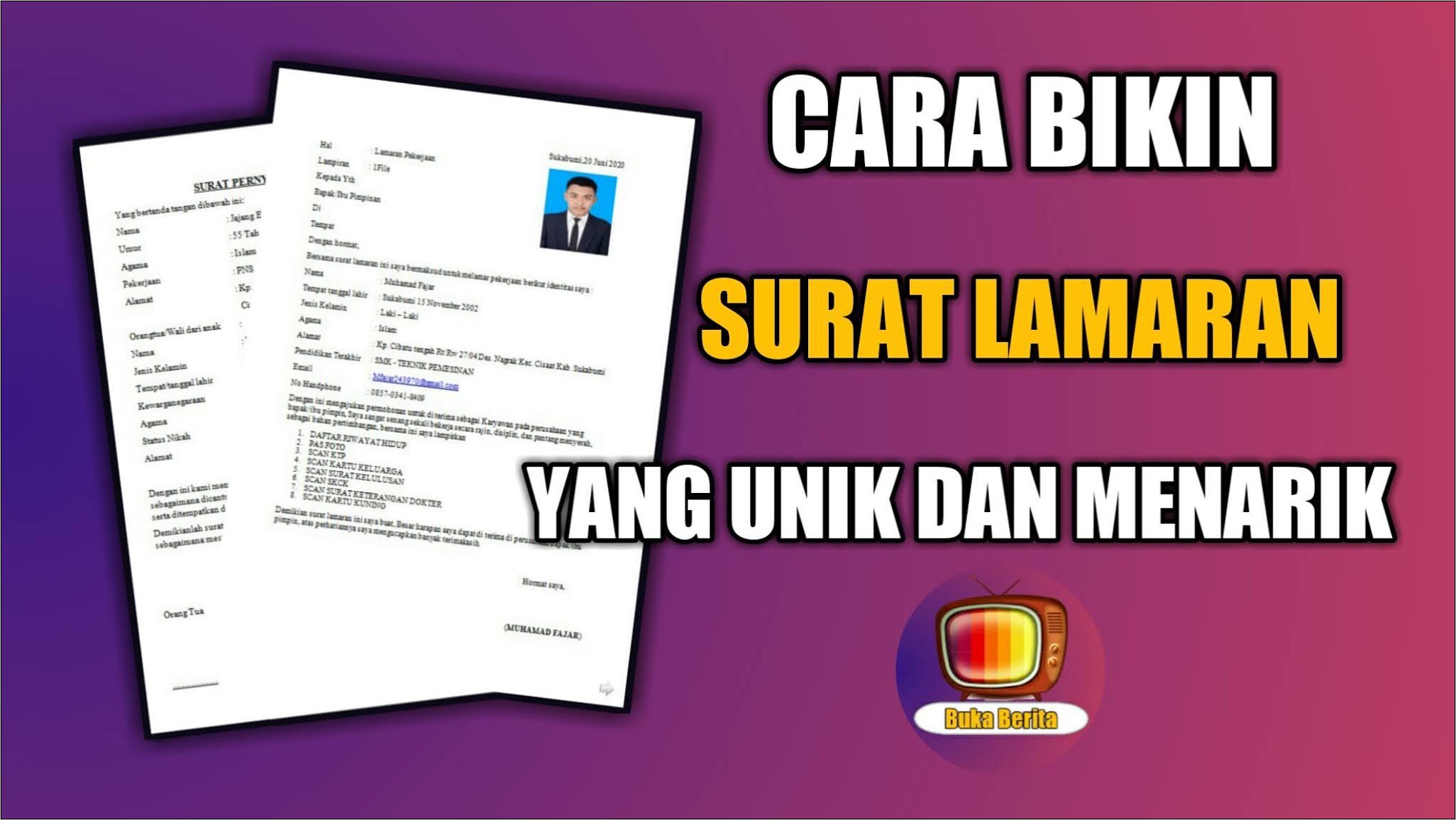 Contoh Surat Lamaran Kerja Di Pt Medco Bagian Welding