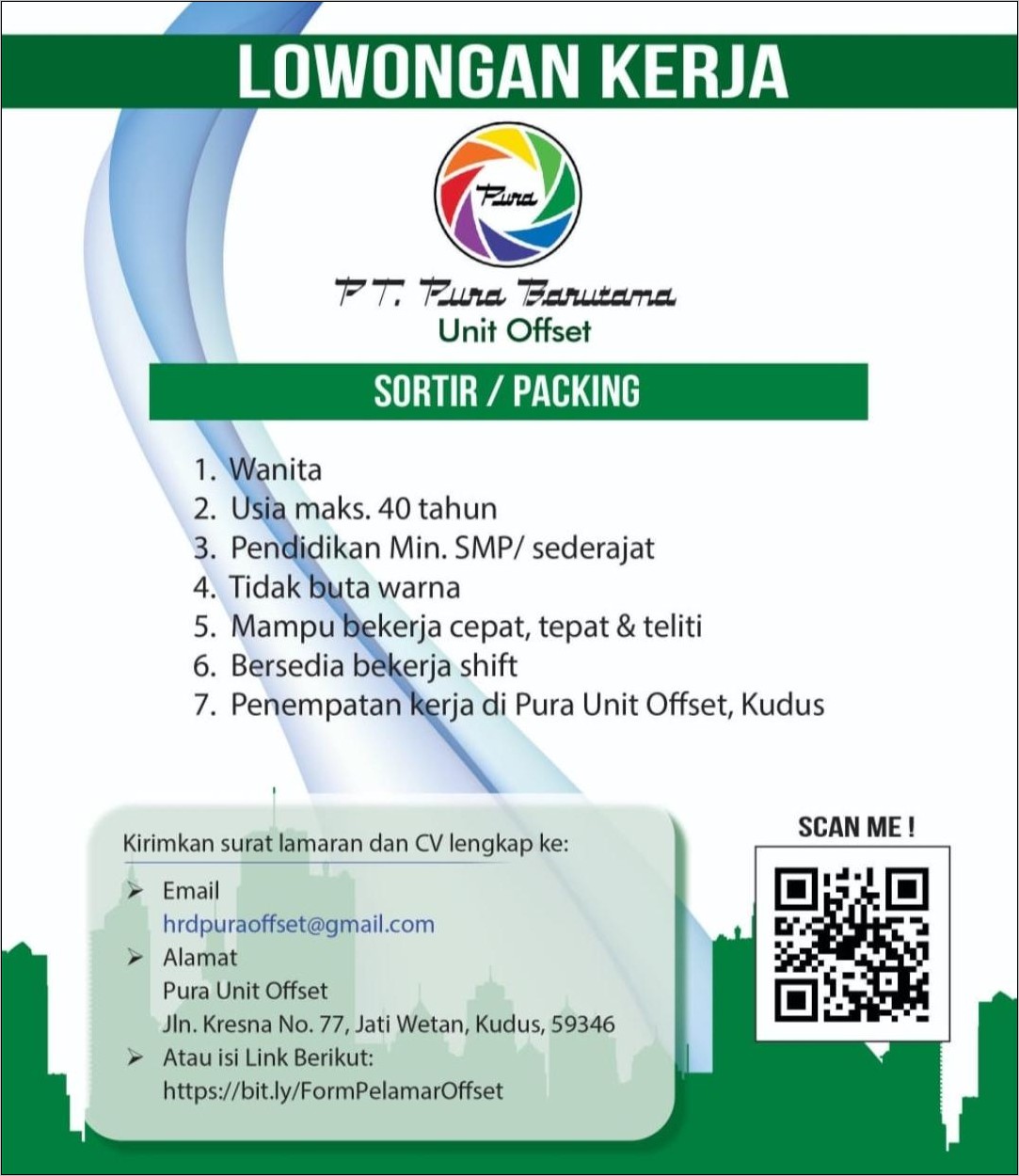 Contoh Surat Lamaran Kerja Di Pura Baratama