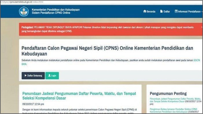 Contoh Surat Lamaran Kerja Kontrak Di Kementerian
