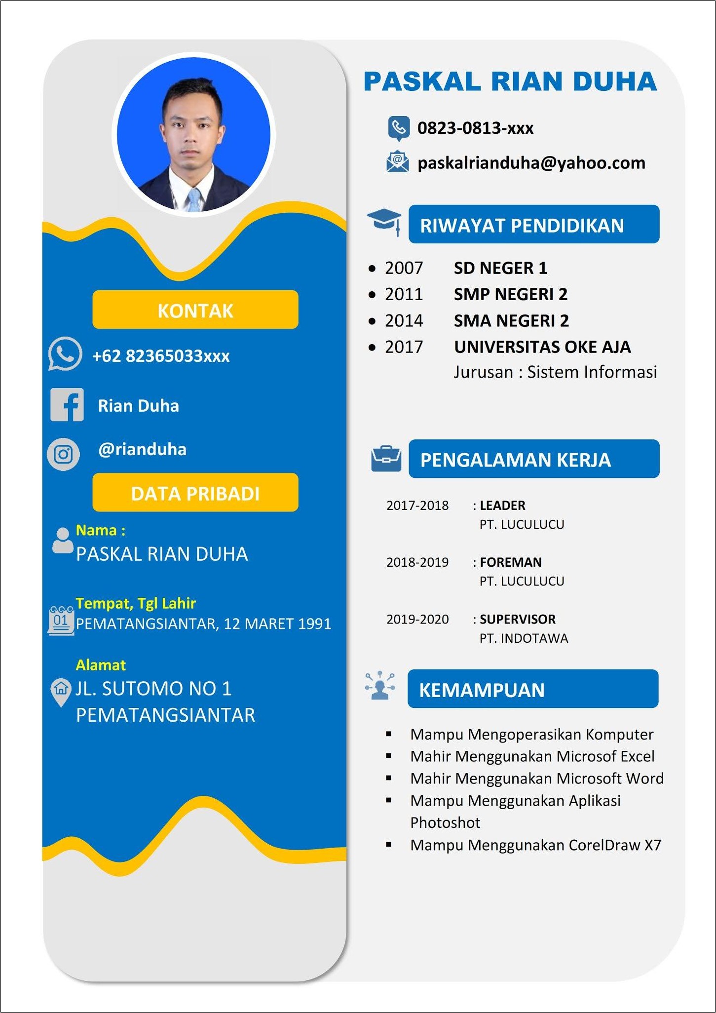 Contoh Surat Lamaran Kerja Malaysia 2019
