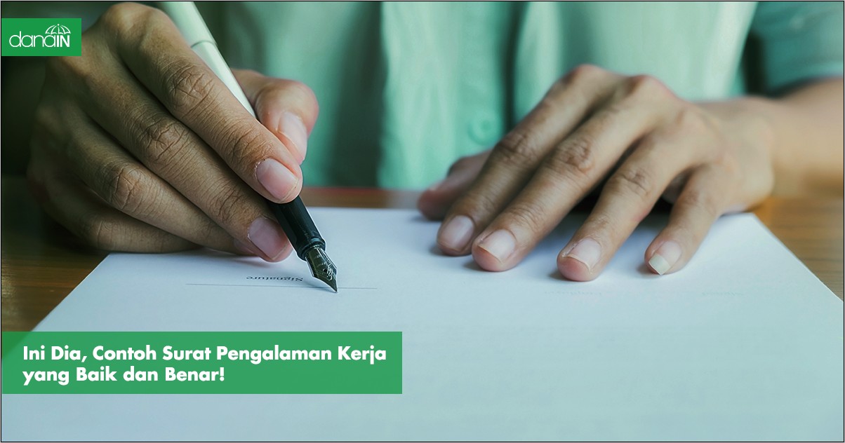 Contoh Surat Lamaran Kerja Pengalaman Kerja