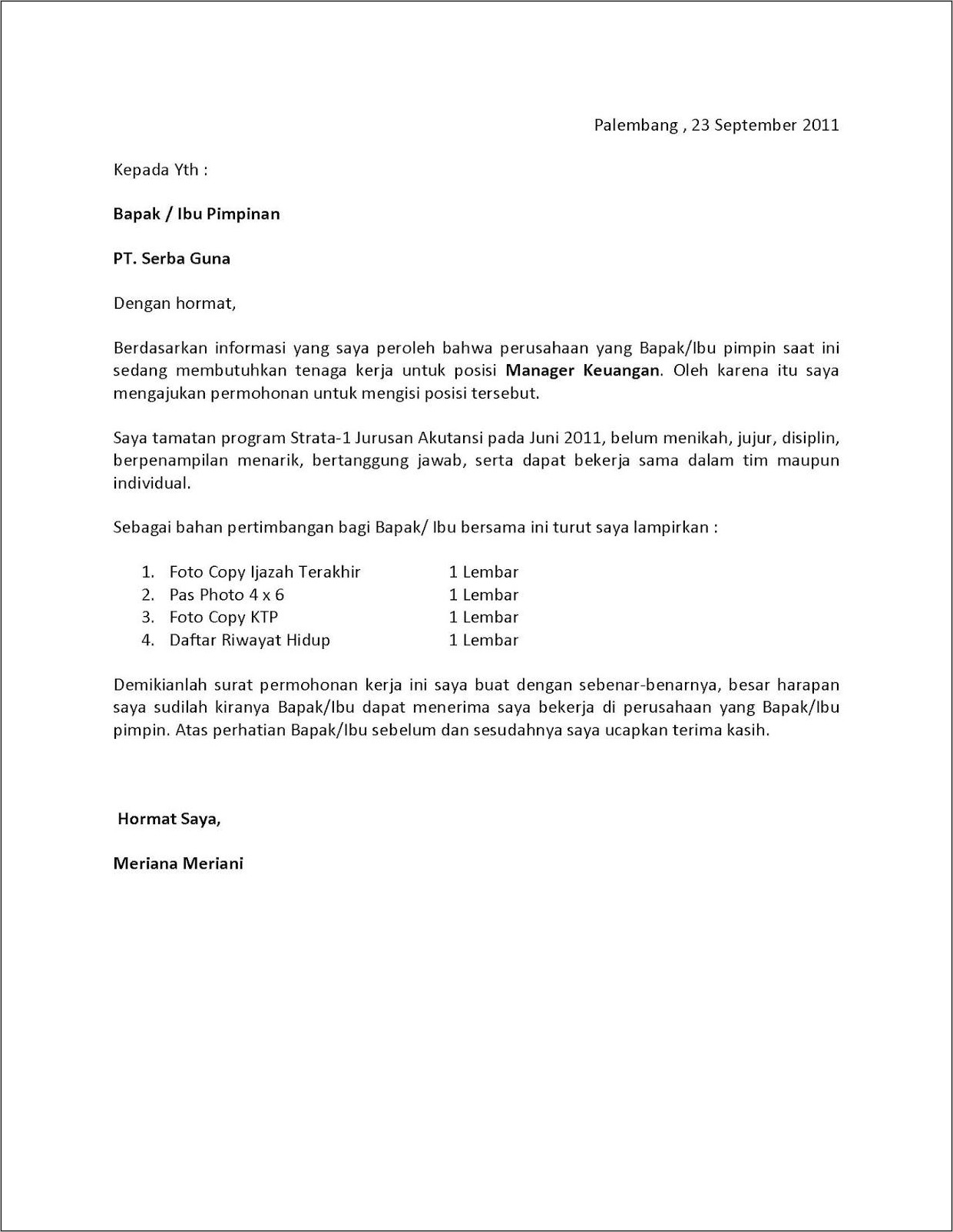 Contoh Surat Lamaran Kerja Sales Counter Dalam Bahasa Inggris - Surat  Lamaran Kerja : Desain Contoh Surat #m0pAJrOy96