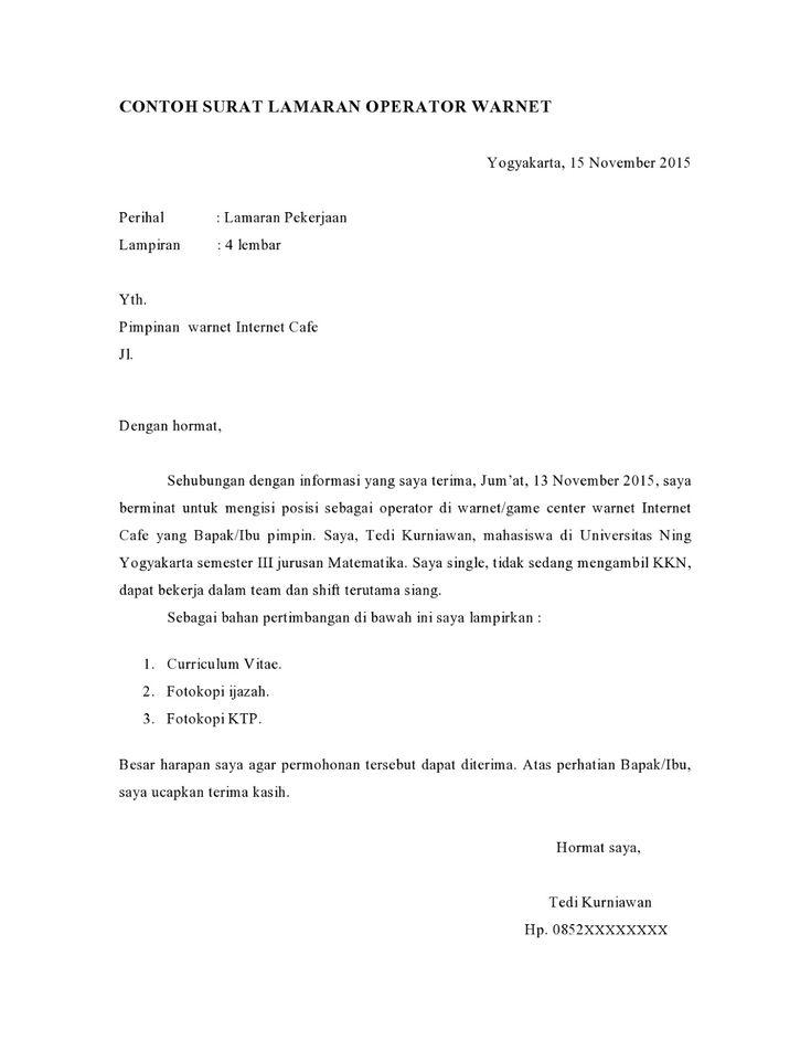 Contoh Surat Lamaran Kerja Yang Benardokter Gigi Ke Rumah Sakit
