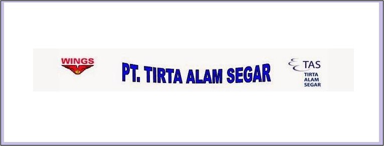 Contoh Surat Lamaran Pt Tirta Alam Segar