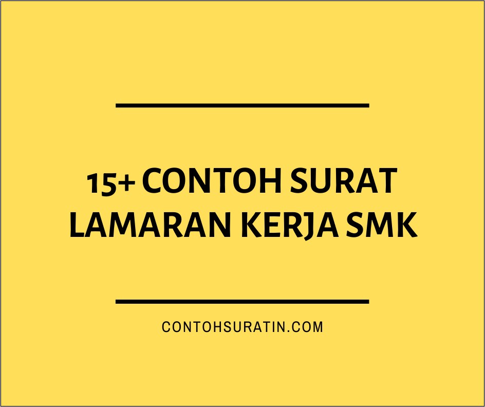 Contoh Surat Lamaran Staff Administrasi Di Sekolah