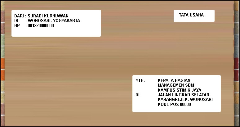 Contoh Surat Lamaran Untuk Larissa Aesthetic Center