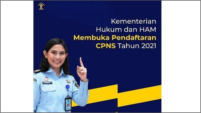 Contoh Surat Lamaran Untuk Slta Sederajat Kemenkumham