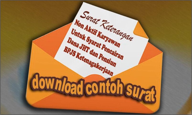 Contoh Surat Pekerja Aktif