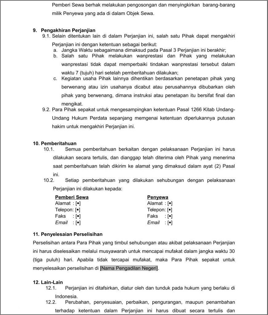 Contoh Surat Perjanjian Vendor Dengan Bukalapak  Surat permohonan