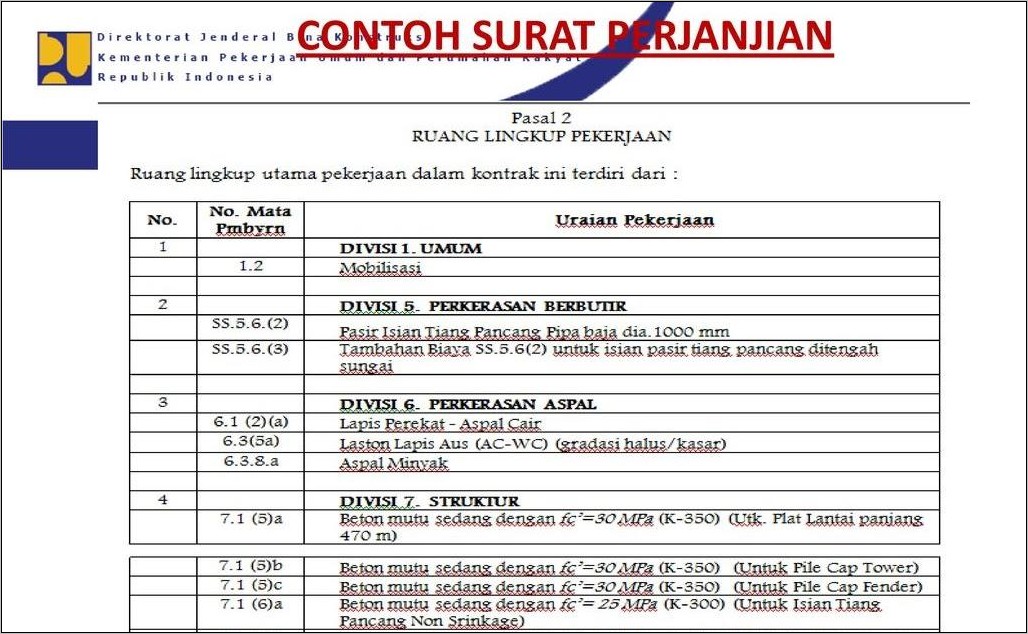 Contoh Surat Penawaran Pekerjaan Keramik