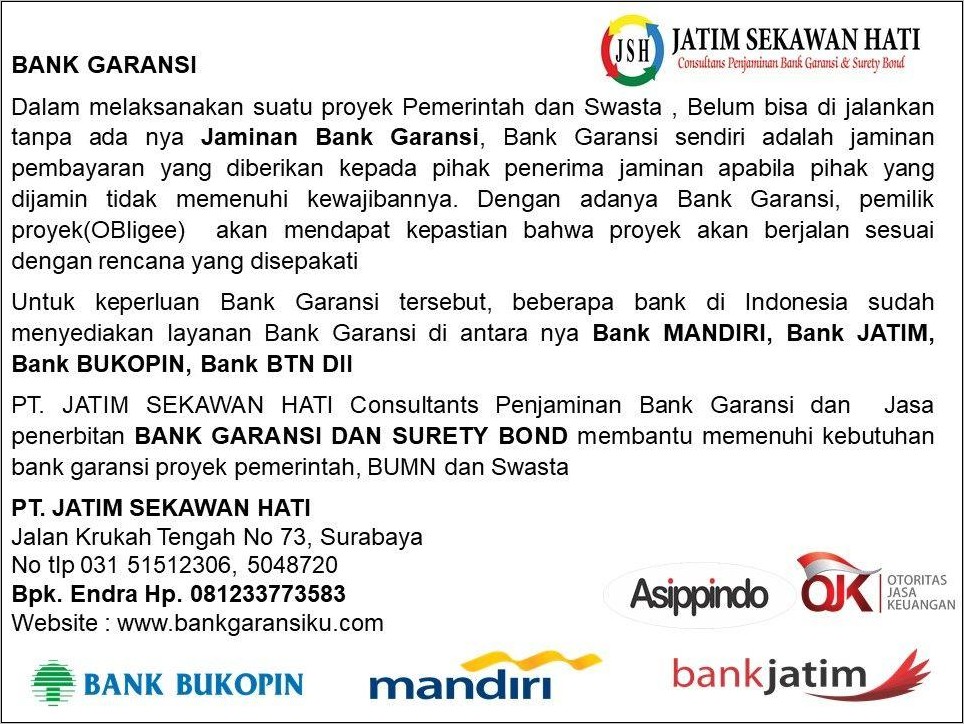 Contoh Surat Penawaran Pekerjaan Konstruksi