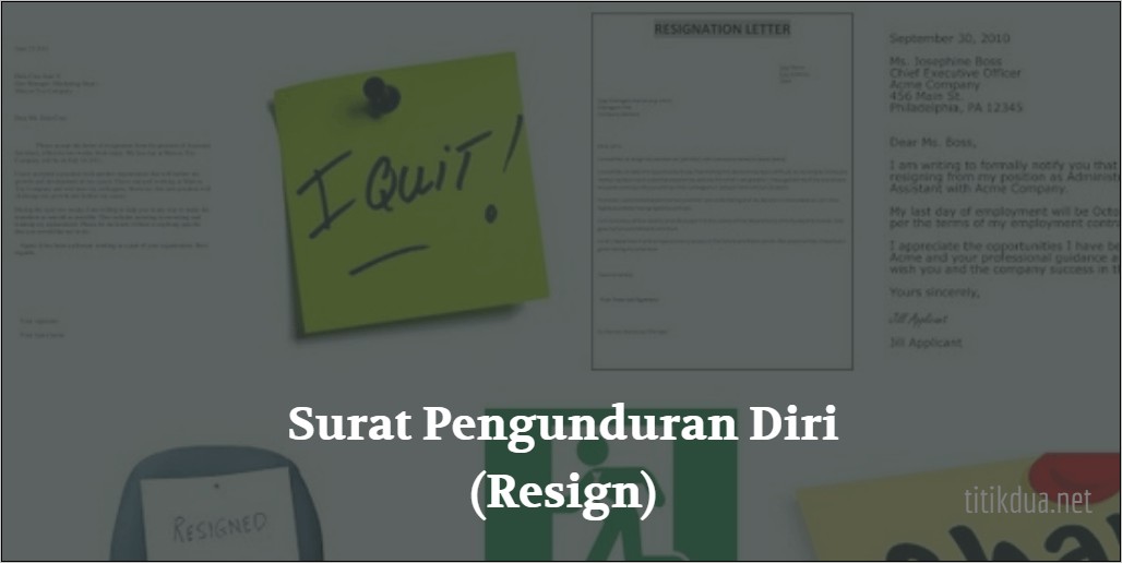 Contoh Surat Pengunduran Diri Kerja Dengan Alasan Mendapat Pekerjaan Baru