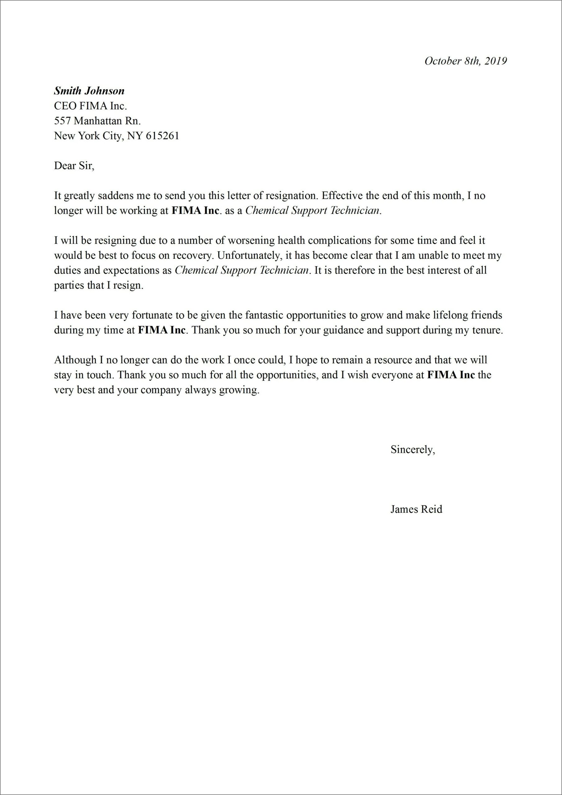 Contoh Surat Pengunduran Diri Kerja Di Kapal