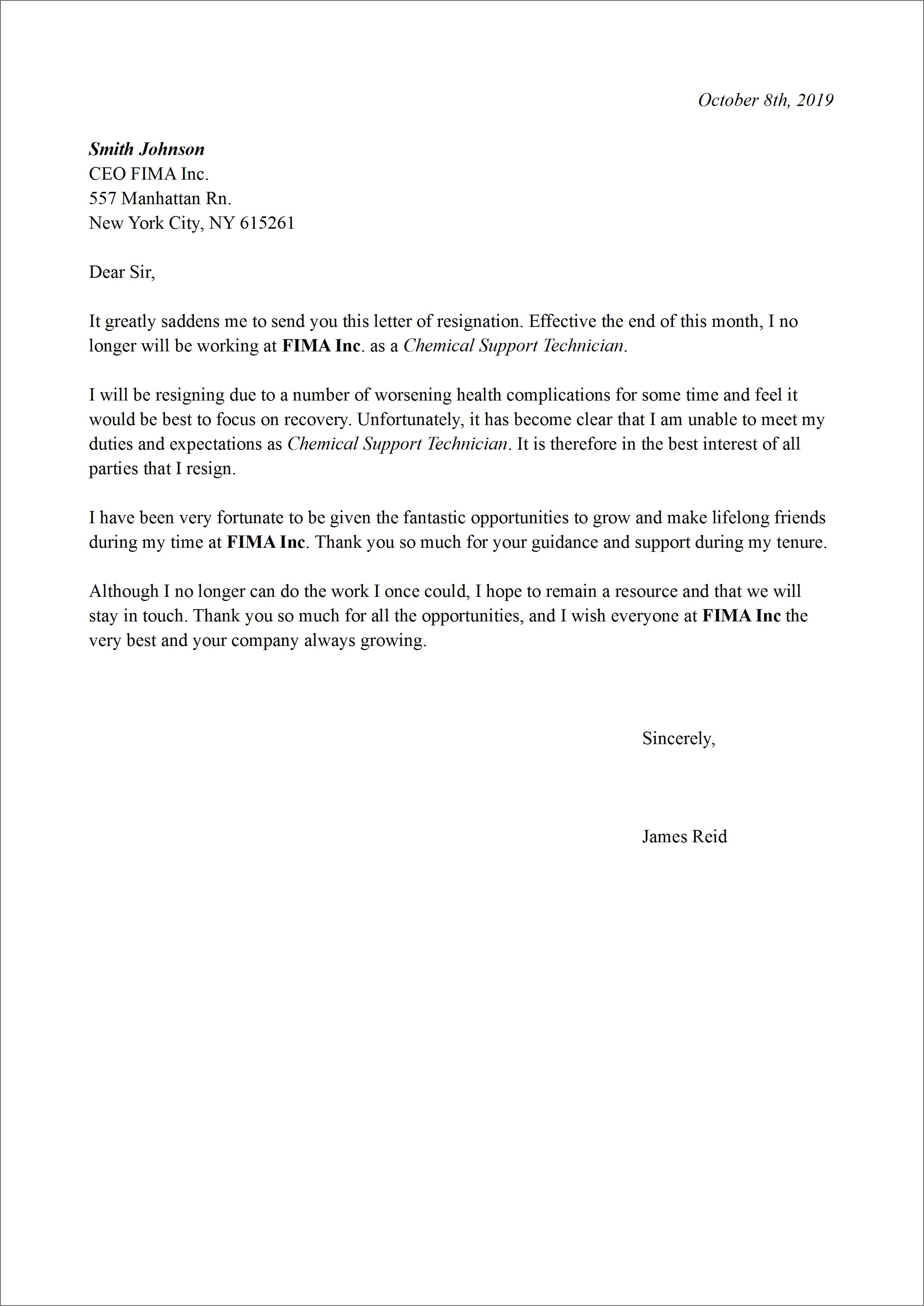 Contoh Surat Pengunduran Diri Kerja Di Kapal