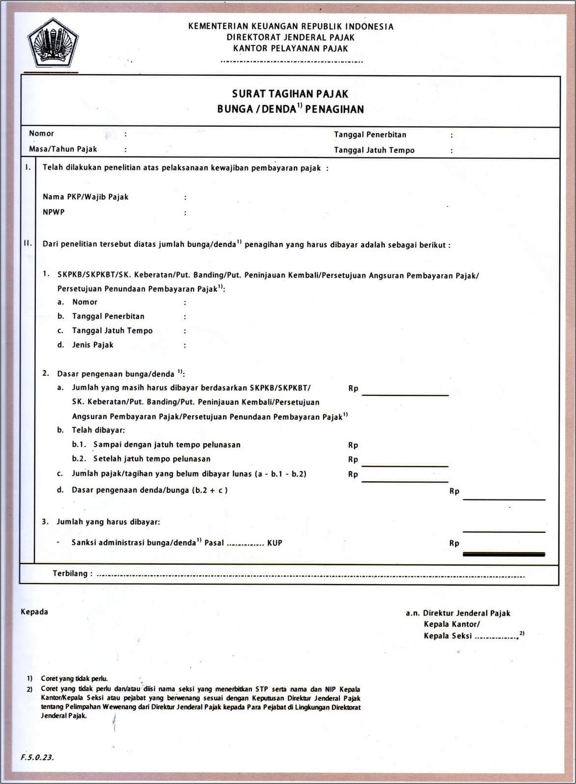 Contoh Surat Peringatan Kerja Kedua