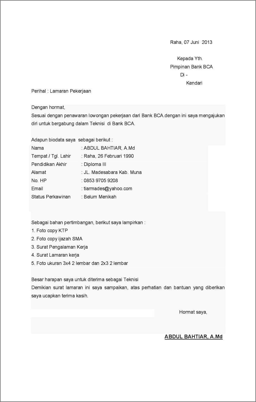 Contoh Surat Perjanjian Penyalur Tenaga Kerja