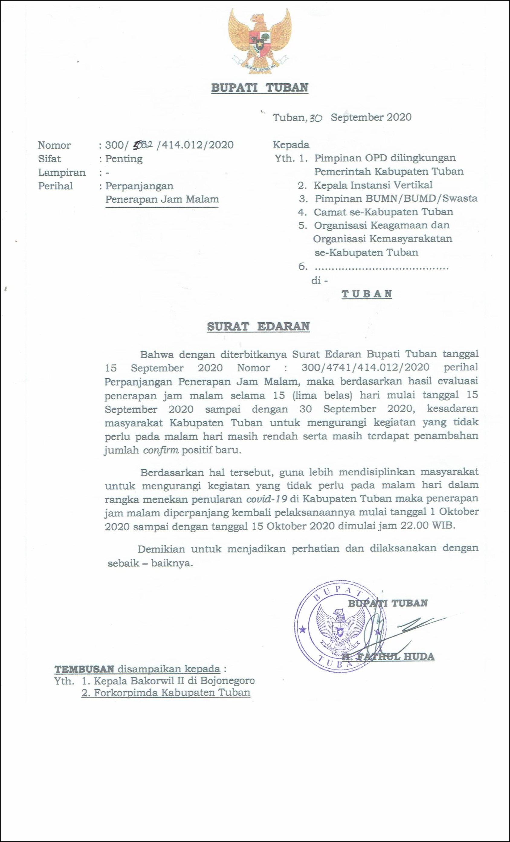 Contoh Surat Permohonan Penambahan Jam Kerja