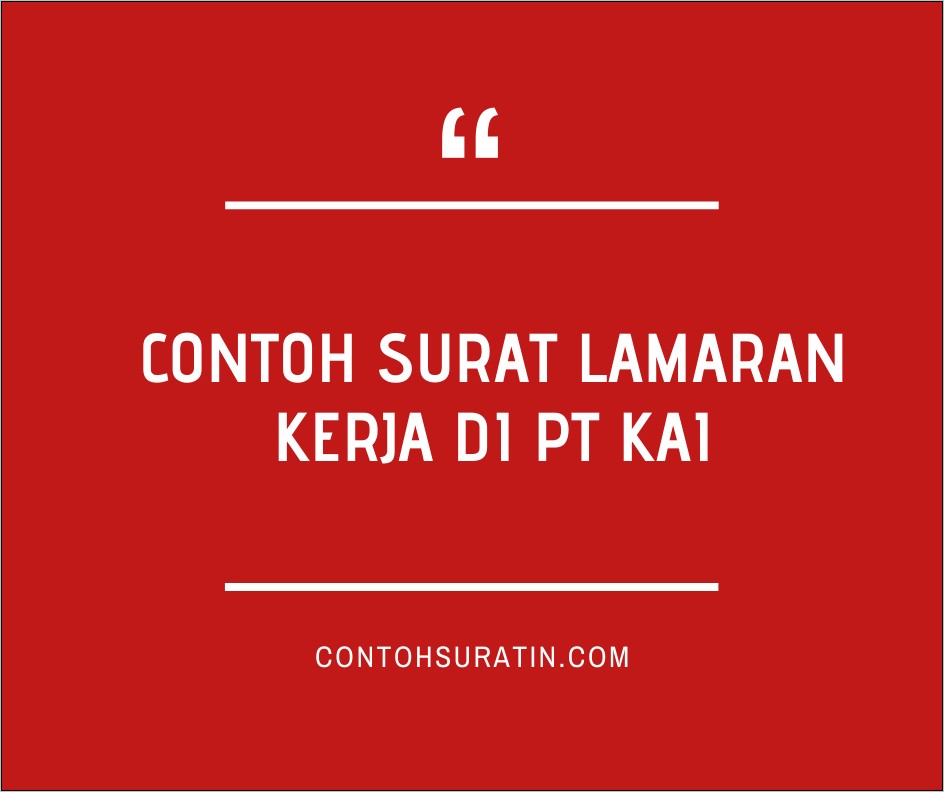 Contoh Surat Pernyataan Bersedia Ditempatkan Diseluruh Wilayah Kerja Pt Kai