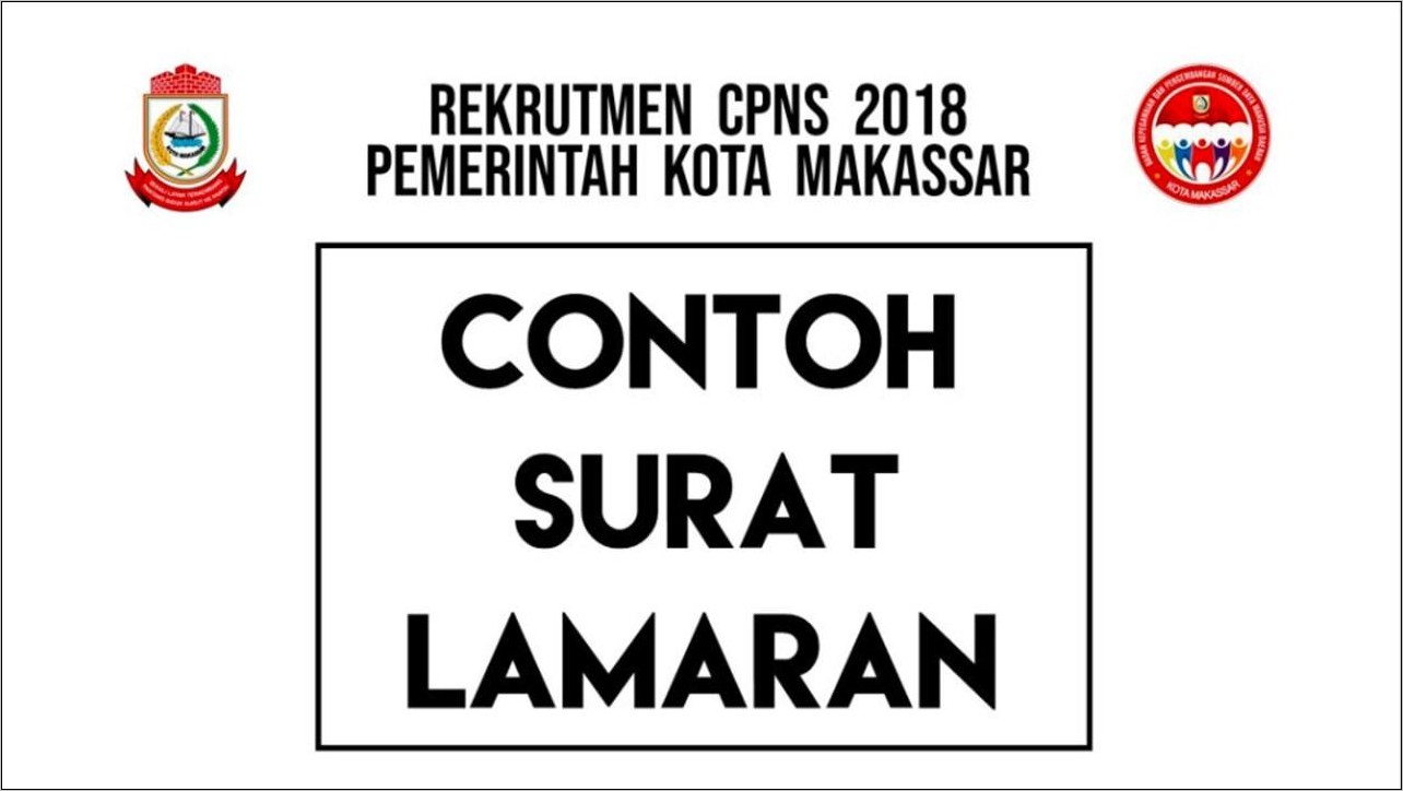 Contoh Surat Pernyataan Lamaran Cpns 2018