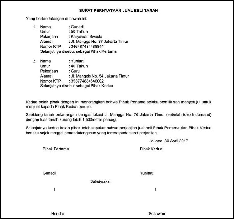 Contoh Surat Pernyataan Menjalankan Usaha Pekerjaan Bebas Bermaterai