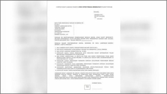 Contoh Surat Pernyataan Pengalaman Pekerjaan